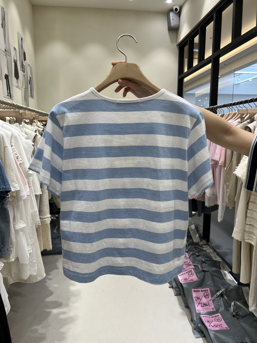 MARIE MARIE韓國直郵實拍女裝新品26春夏人氣職業推薦T恤MARIE MARIET恤