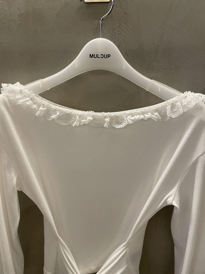 MULCUP韓國直郵女裝新品休閑時尚熱賣職業人氣26春夏長袖T恤MULCUP長袖T恤