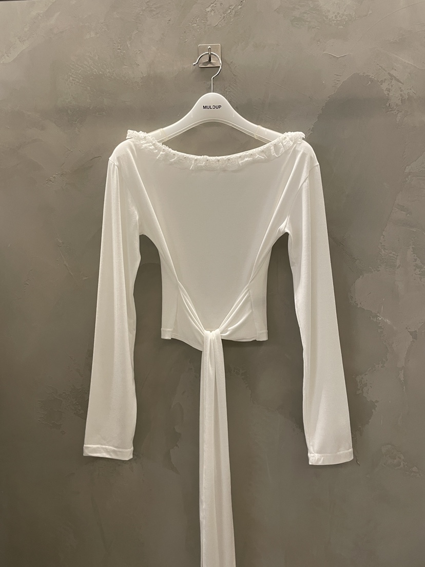 MULCUP韓國直郵女裝新品休閑時尚熱賣職業人氣26春夏長袖T恤MULCUP長袖T恤圖色1