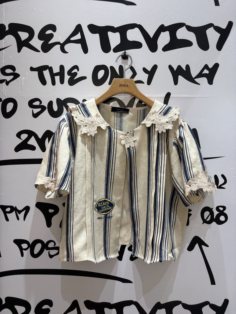 2ND K韓國直郵實拍女士新品時尚職業熱賣人氣襯衫蕾絲衫2ND K襯衫/蕾絲衫圖色2實際價格89000