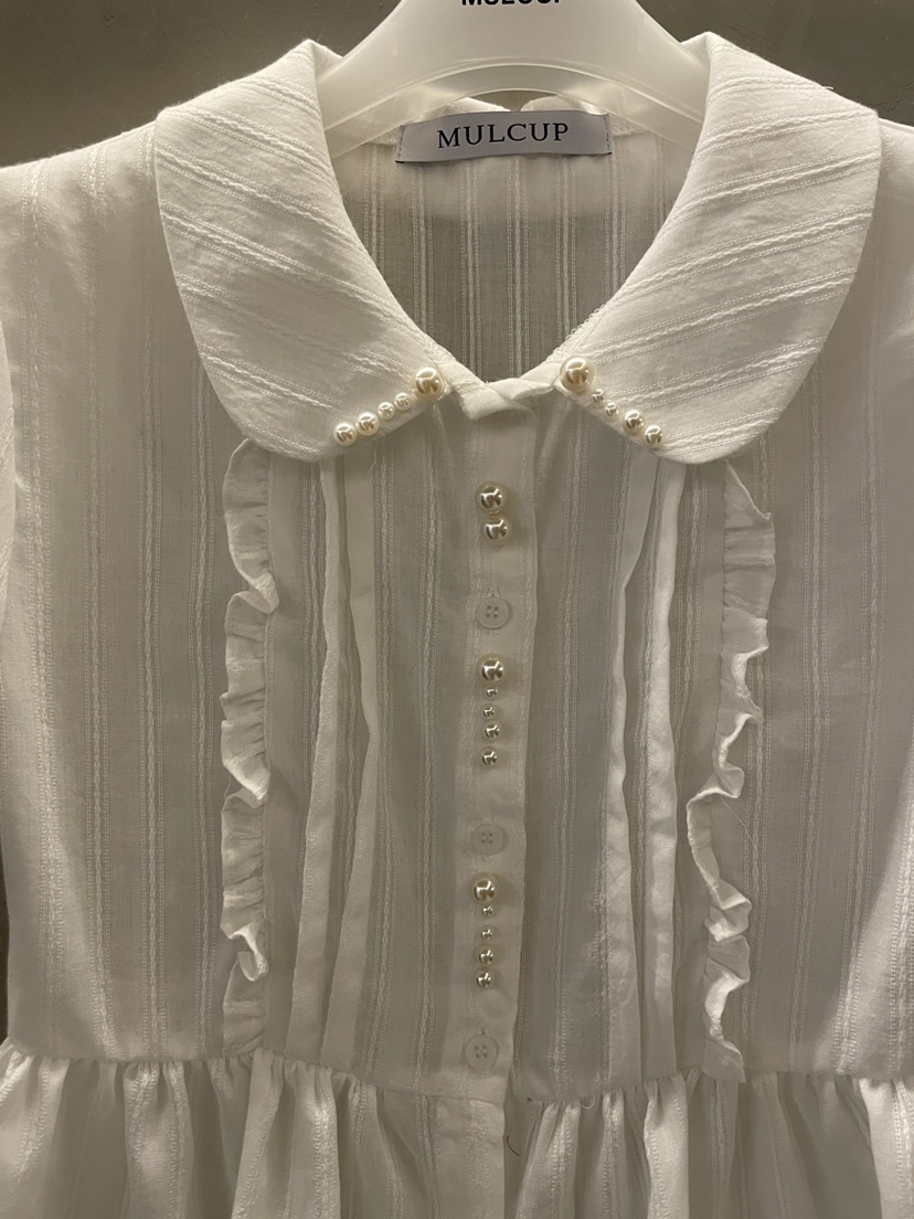 MULCUP韓國東大門代購女裝新品休閑熱賣26春夏襯衫蕾絲衫MULCUP襯衫/蕾絲衫