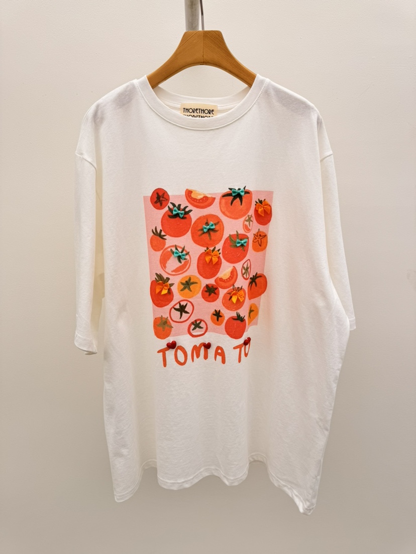 THORE韓國東大門代購女士新款推薦休閑26春夏時尚人氣T恤THORET恤圖色1