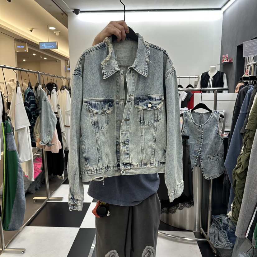 LADYBLACK/THE BLACK韓國東大門代購女裝新品休閑熱賣夾克LADYBLACK/THE BLACK夾克圖色1