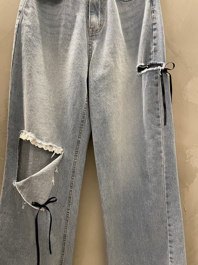 MULCUP韓國代購女士新款休閑推薦26春夏人氣時尚職業牛仔褲MULCUP牛仔褲