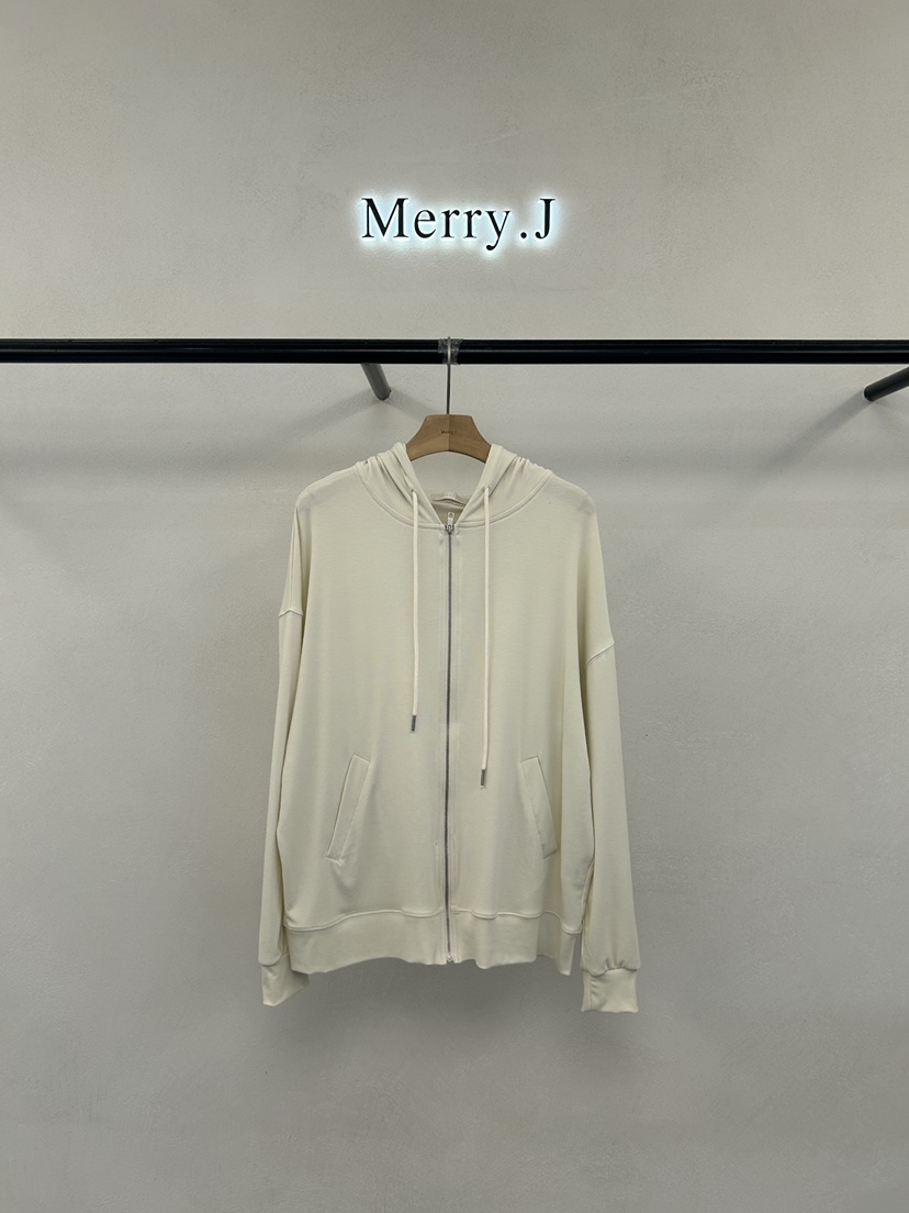 MERRY-J韓國直郵實拍女裝新品26春夏人氣熱賣夾克連帽衫MERRY-J夾克圖色2