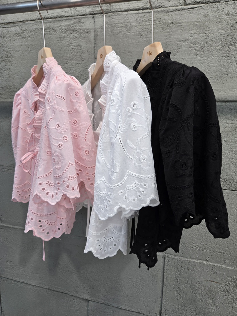 10CC韓國東大門代購女裝新款人氣熱賣推薦職業襯衫蕾絲衫10CC襯衫/蕾絲衫