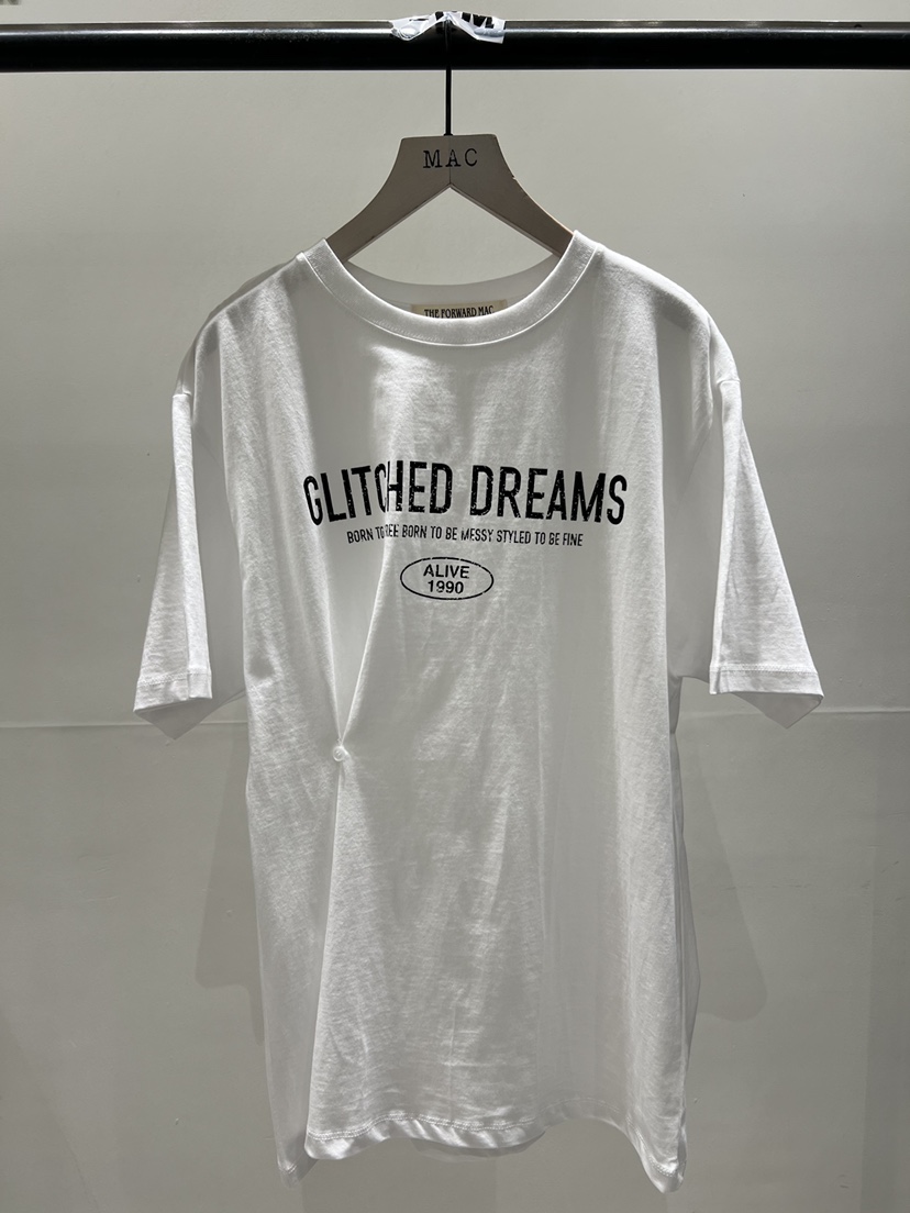 MAC韓國東大門代購女裝新品休閑26春夏人氣熱賣職業推薦T恤THE FORWARD MACT恤圖色1