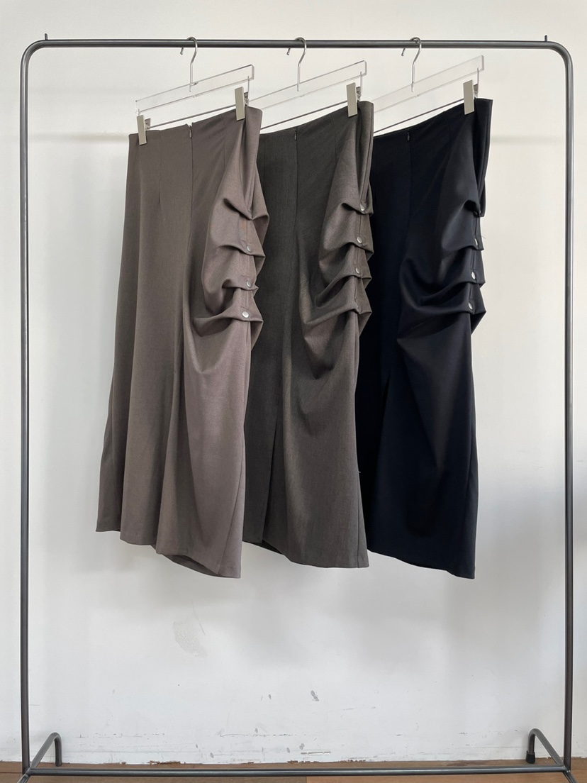 TEXTURE韓國東大門直郵女士新款時尚推薦26春夏熱賣職業長裙TEXTURE長裙