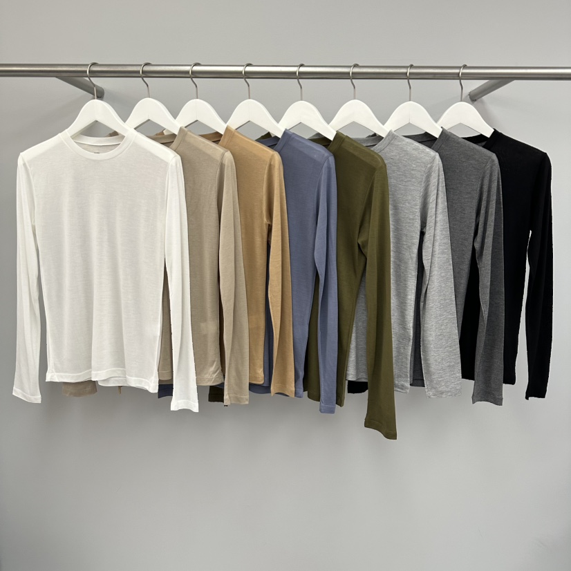 WATER/RIVER韓國代購女裝新品休閑人氣推薦職業時尚長袖T恤WATER/RIVER長袖T恤