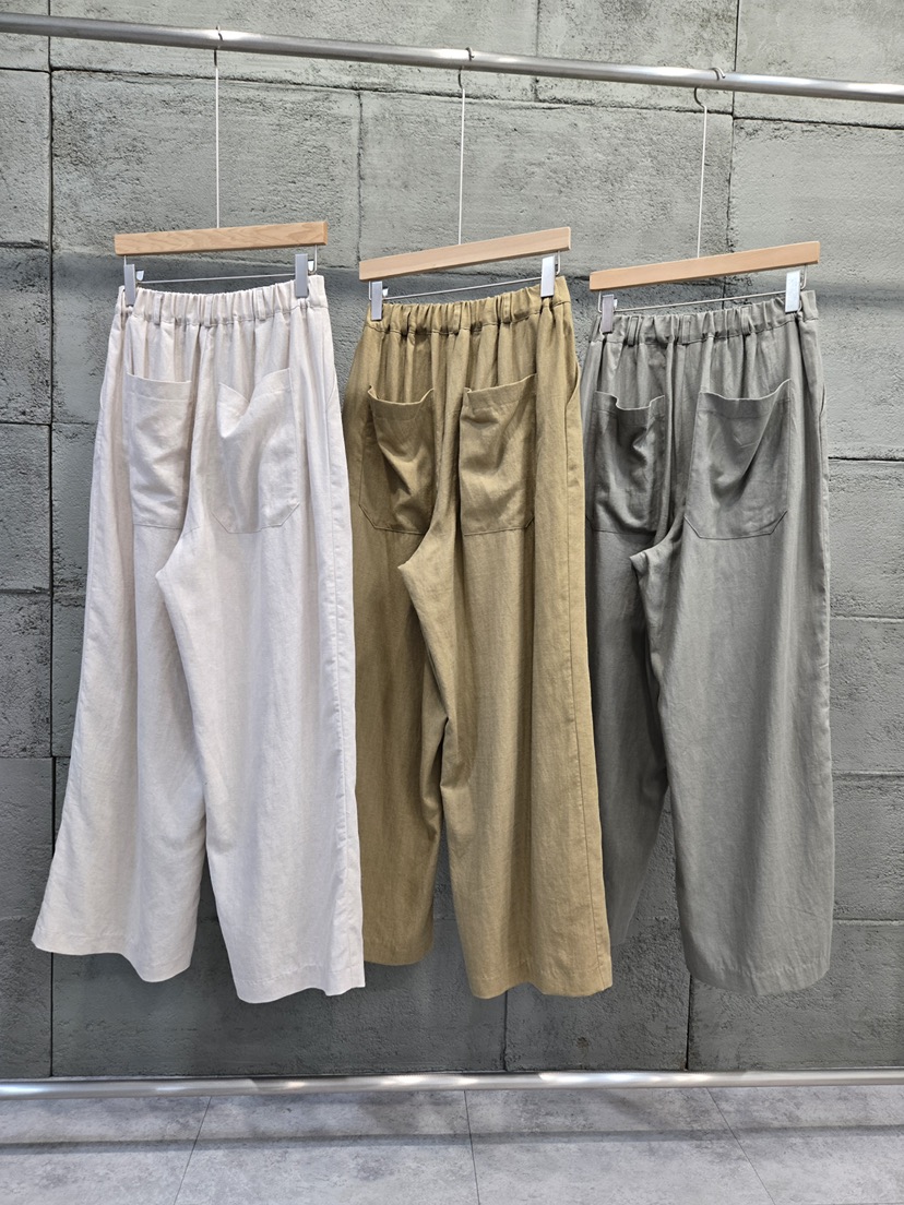 10CC韓國東大門代購女士新款人氣時尚休閑休閑褲復古亞麻10CC休閑褲