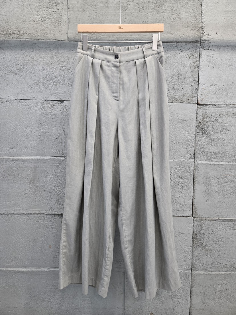 10CC韓國東大門代購女士新款人氣時尚休閑休閑褲復古亞麻10CC休閑褲圖色3