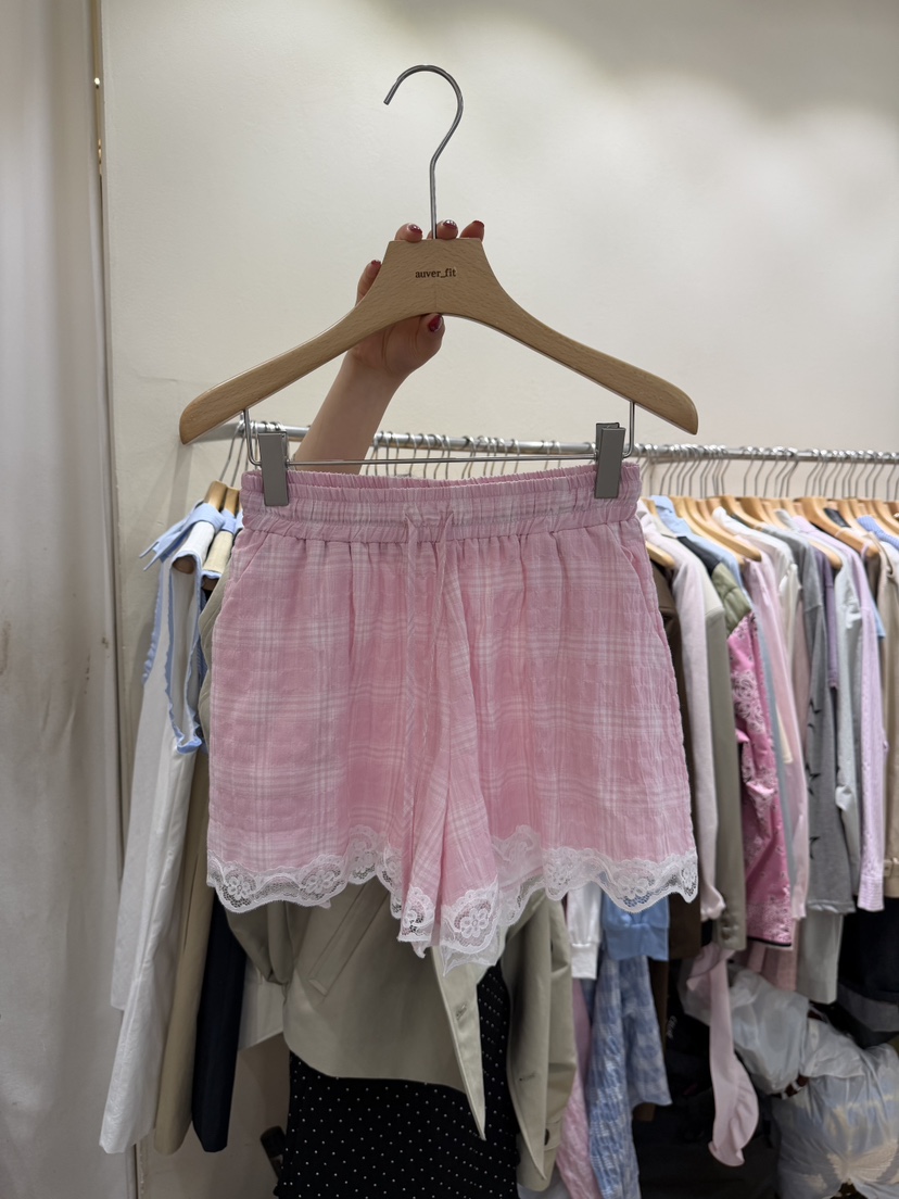 AUVERFIT韓國直郵實拍女裝新款職業人氣推薦26春夏短褲蕾絲AUVERFIT短褲圖色2