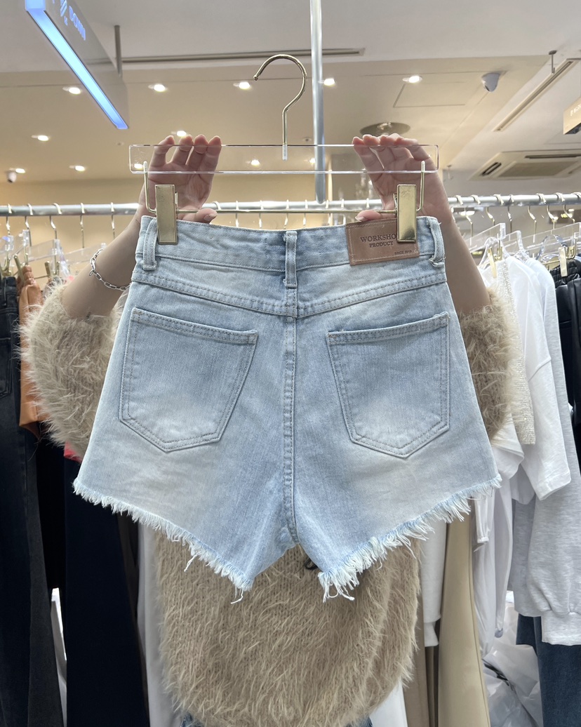 WORK SHOP韓國直郵實拍女士新款26春夏推薦職業時尚短褲Work_shop短褲