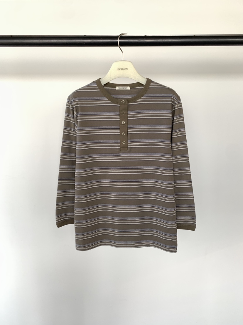 UNDERSON韓國代購女士新款職業時尚推薦休閑26春夏長袖T恤UNDERSON長袖T恤圖色1