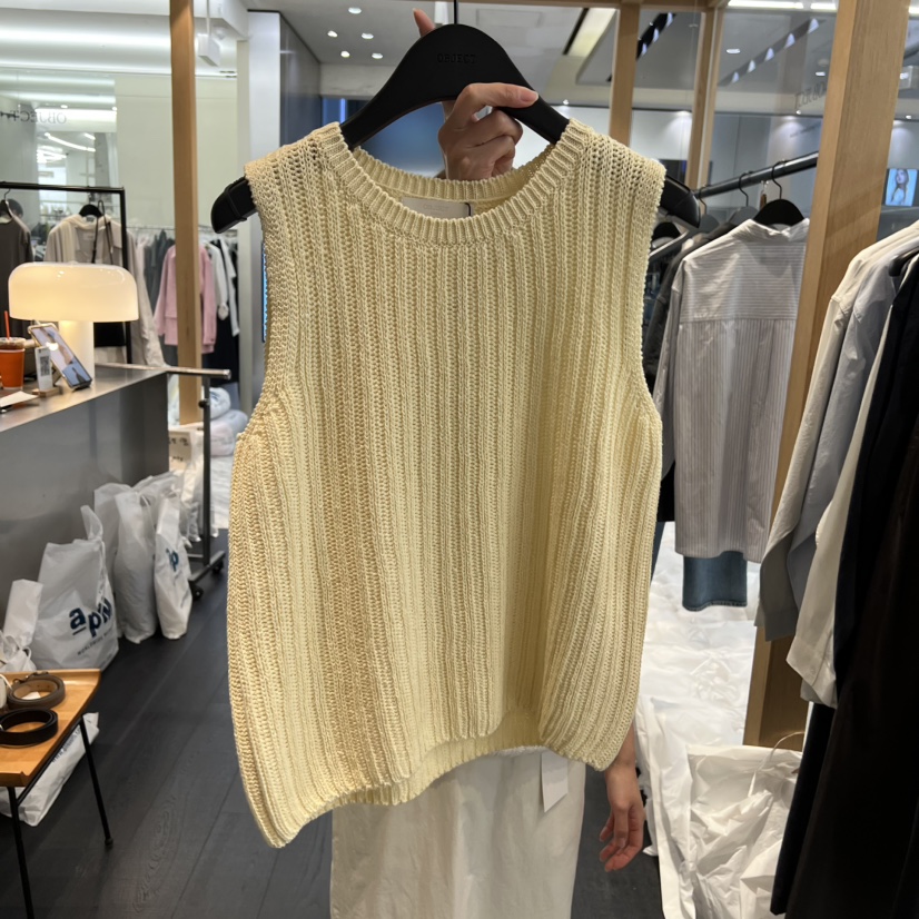 OBJECT韓國東大門直郵女裝新品休閑熱賣吊帶背心不含內搭OBJECT吊帶/背心圖色1