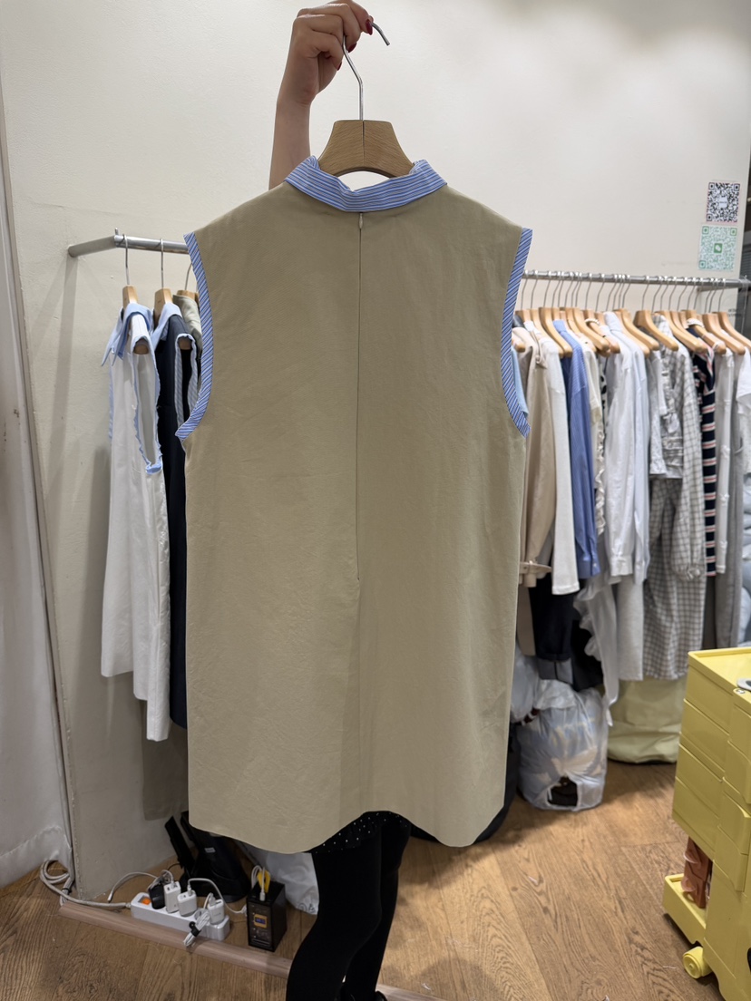 AUVERFIT韓國直郵實拍女士新款休閑職業人氣26春夏連衣裙AUVERFIT連衣裙