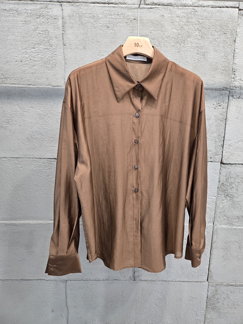 10CC韓國代購女士新款職業休閑推薦人氣熱賣時尚襯衫蕾絲衫10CC襯衫/蕾絲衫圖色1