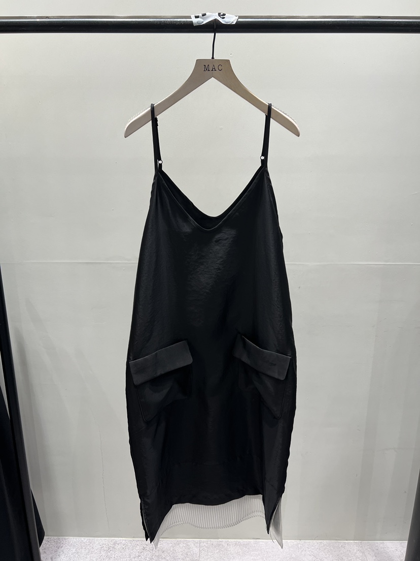 MAC韓國東大門代購女裝新款休閑26春夏職業熱賣人氣連衣裙THE FORWARD MAC連衣裙圖色3黑色