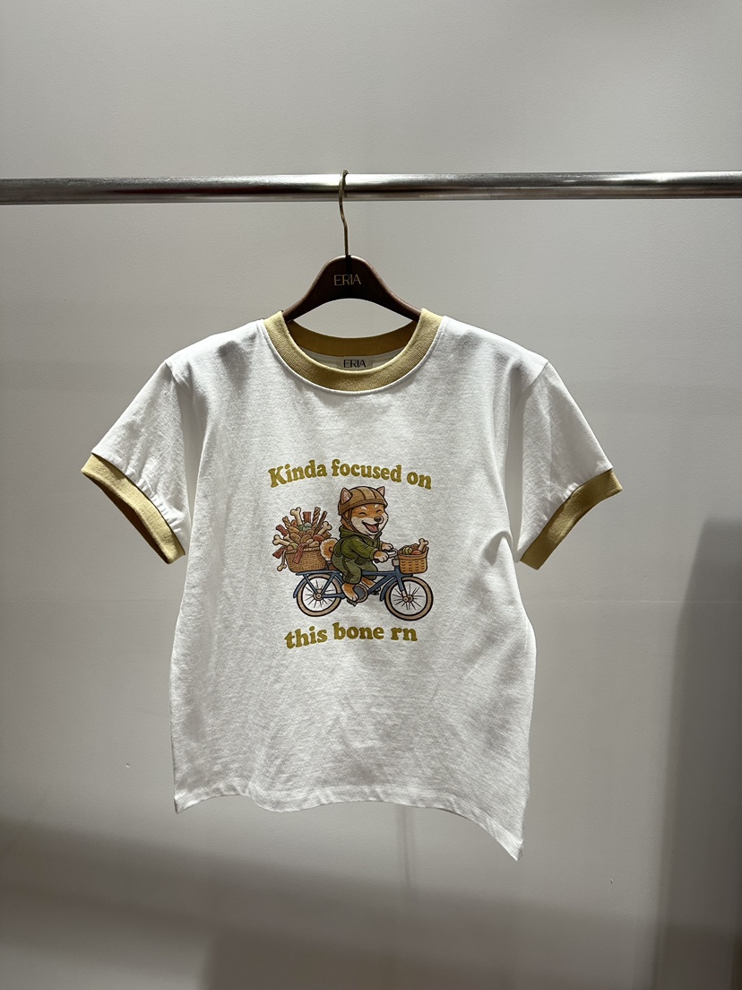 HUE/ERIA韓國東大門直郵女士新品職業時尚26春夏人氣T恤HUE/ERIAT恤圖色1