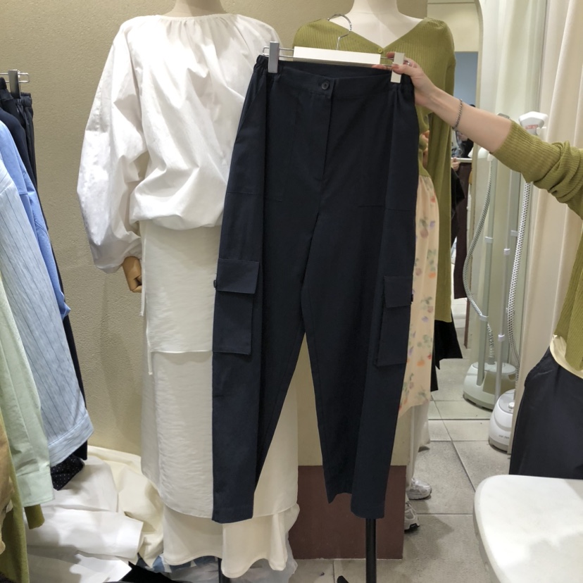 BROCCOLISALAD韓國東大門直郵女士新款26春夏時尚休閑褲口袋BROCCOLISALAD休閑褲圖色3