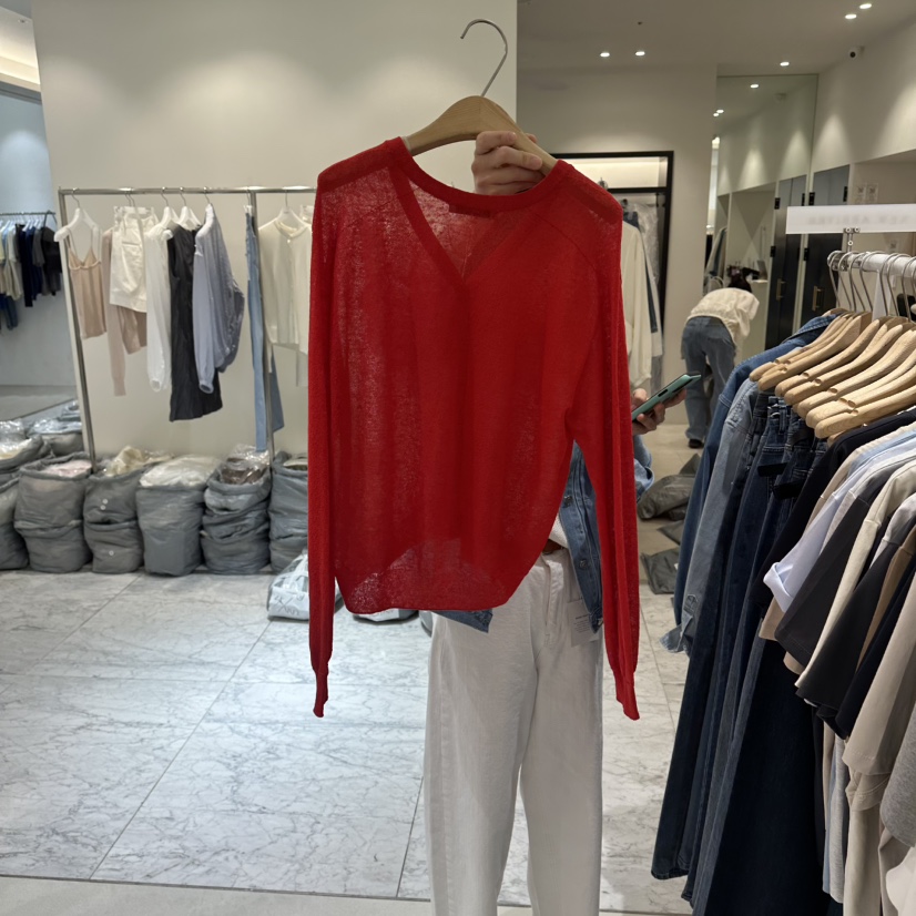 BLUEI-D/N SHARP韓國直郵女裝新品休閑人氣職業針織衫Blue i-d/N SHARP針織衫