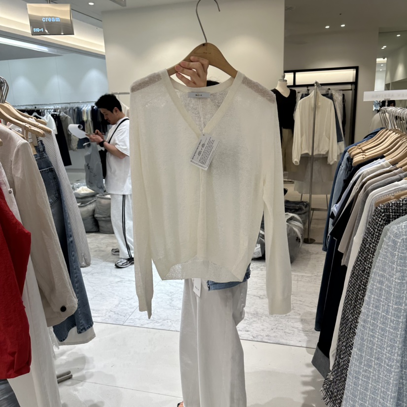 BLUEI-D/N SHARP韓國直郵女裝新品休閑人氣職業針織衫Blue i-d/N SHARP針織衫圖色1