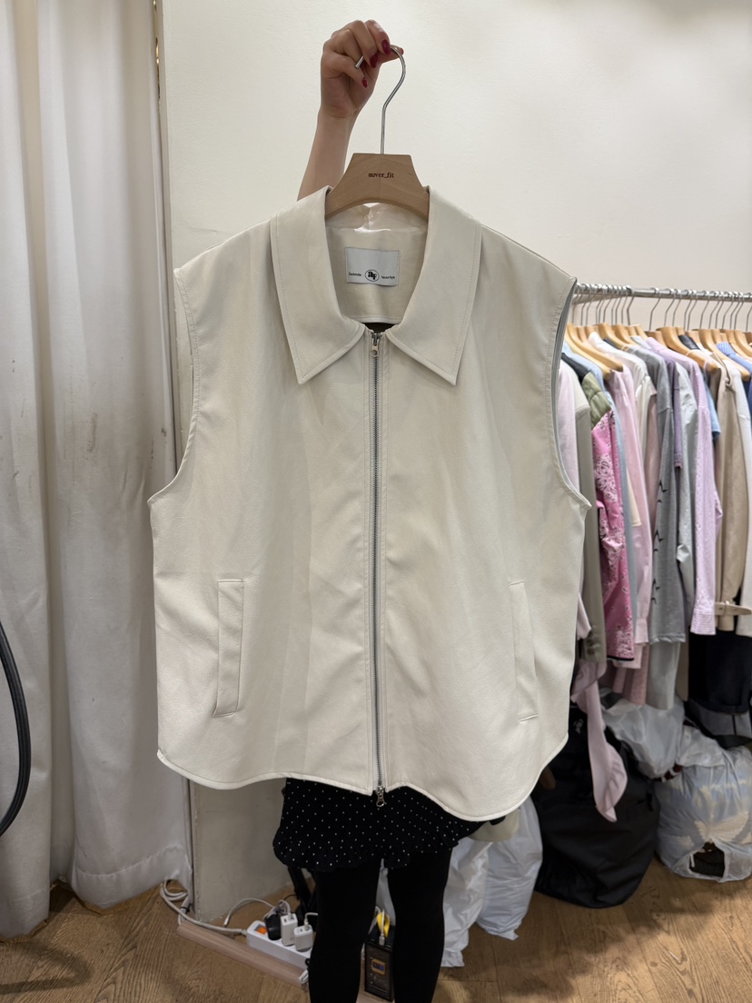 AUVERFIT韓國直郵女士新款人氣推薦休閑熱賣職業26春夏馬甲AUVERFIT馬甲圖色1