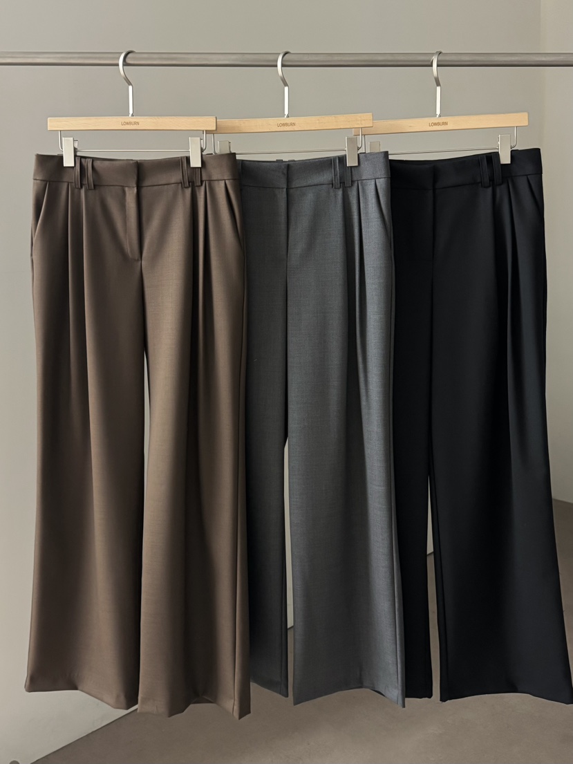 LOWBURN韓國東大門直郵女裝新款26春夏推薦職業時尚休閑褲LOWBURN休閑褲