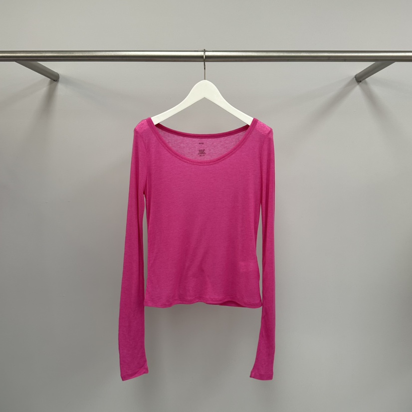 WATER/RIVER韓國東大門代購女裝新品人氣長袖T恤天絲羊毛WATER/RIVER長袖T恤圖色2