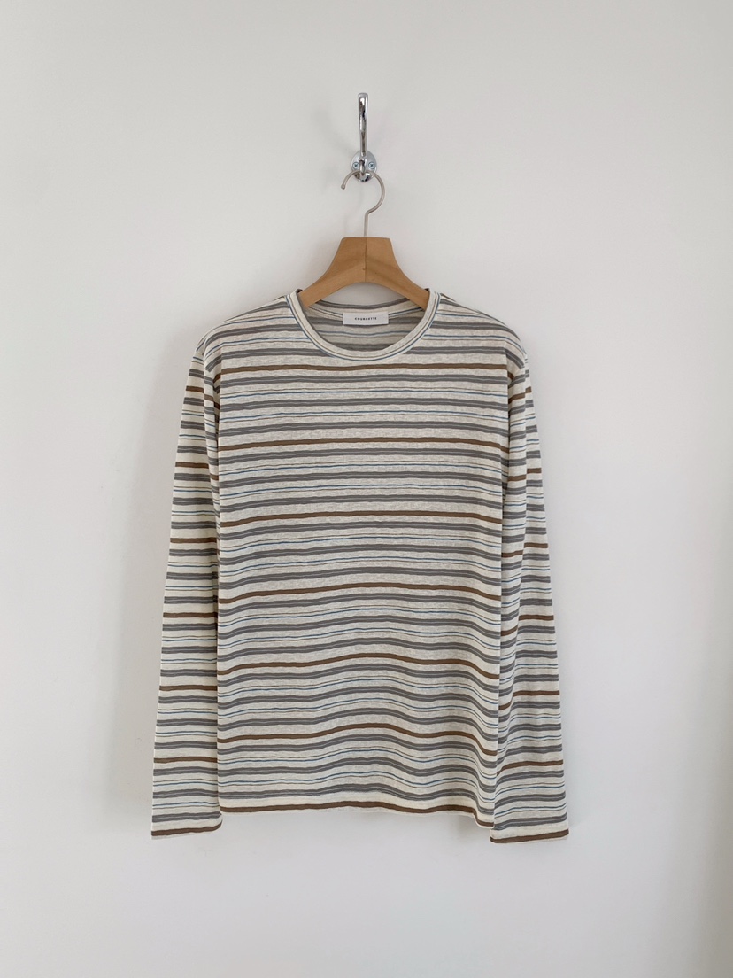 COURGETTE韓國東大門直郵女士新款熱賣推薦職業時尚長袖T恤COURGETTE長袖T恤圖色1