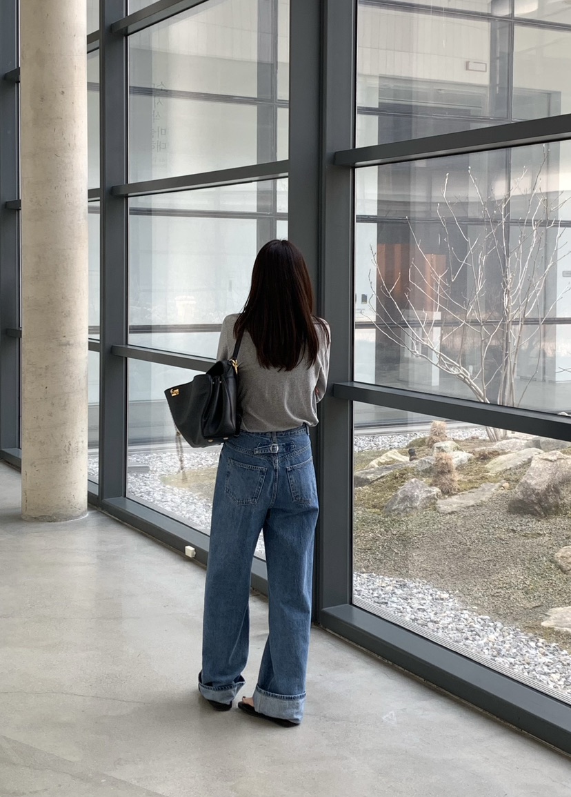 COURGETTE韓國代購女士新款人氣休閑26春夏職業熱賣長袖T恤COURGETTE長袖T恤