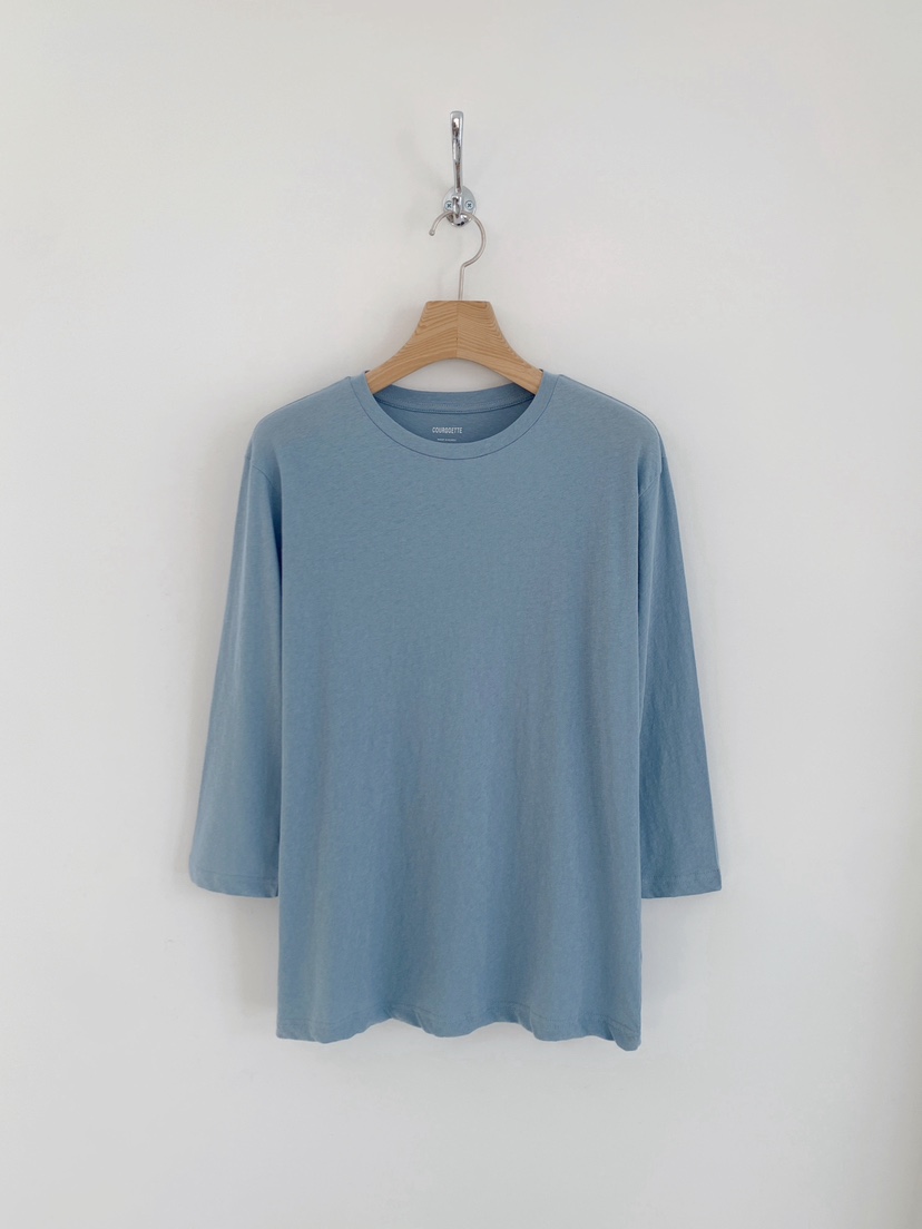 COURGETTE韓國代購女士新款人氣休閑26春夏職業熱賣長袖T恤COURGETTE長袖T恤圖色3