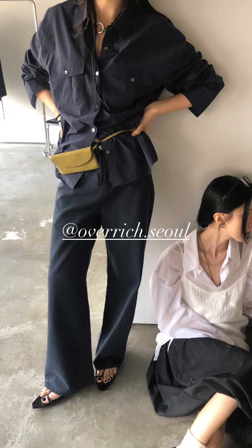 OVER RICH韓國東大門代購女士新款熱賣時尚職業26春夏休閑褲OVER RICH休閑褲