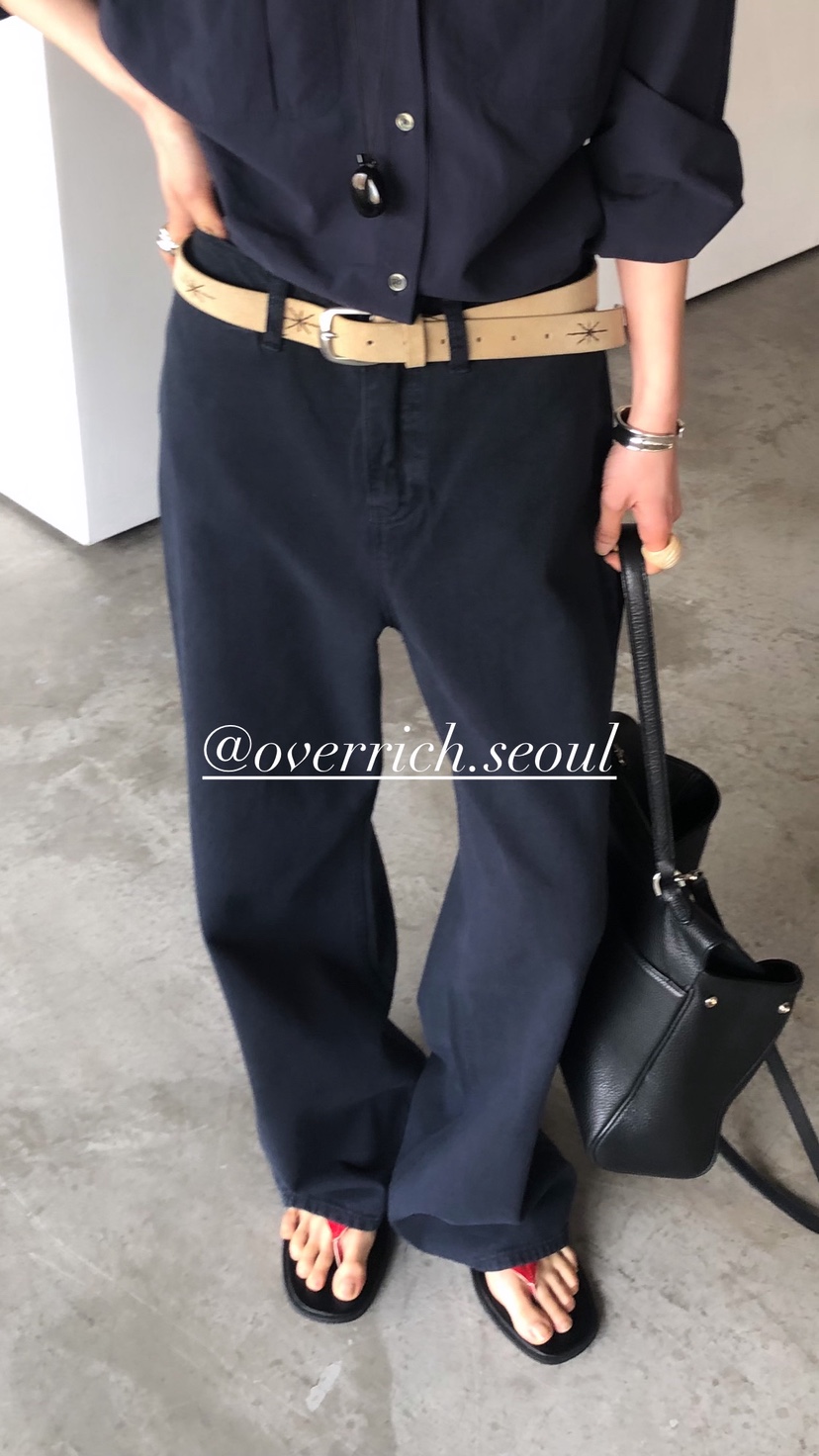 OVER RICH韓國東大門代購女士新款熱賣時尚職業26春夏休閑褲OVER RICH休閑褲