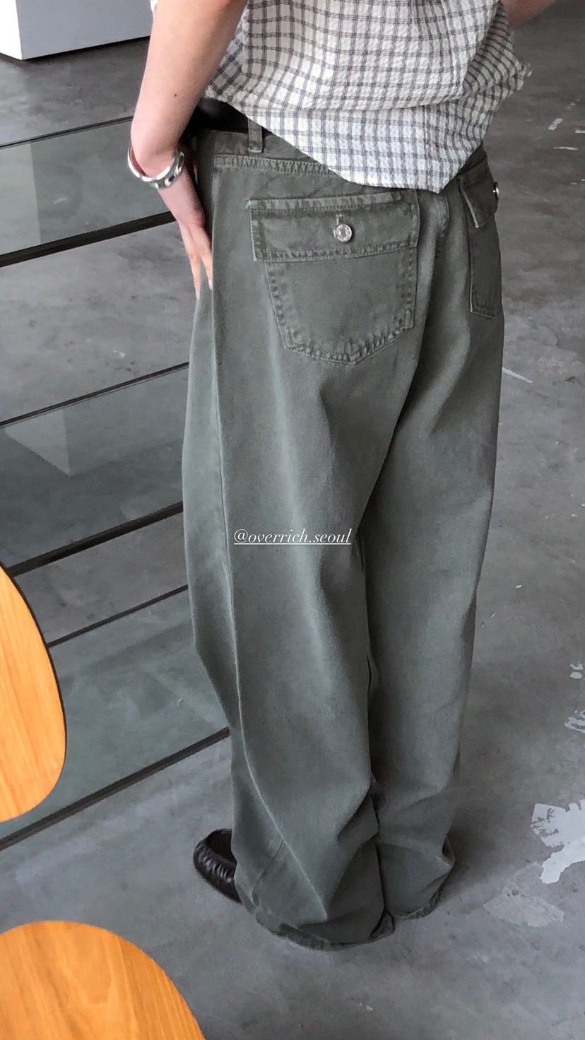 OVER RICH韓國東大門代購女士新款熱賣時尚職業26春夏休閑褲OVER RICH休閑褲