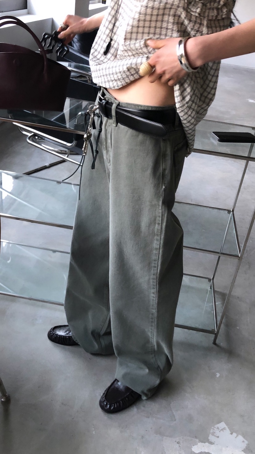 OVER RICH韓國東大門代購女士新款熱賣時尚職業26春夏休閑褲OVER RICH休閑褲