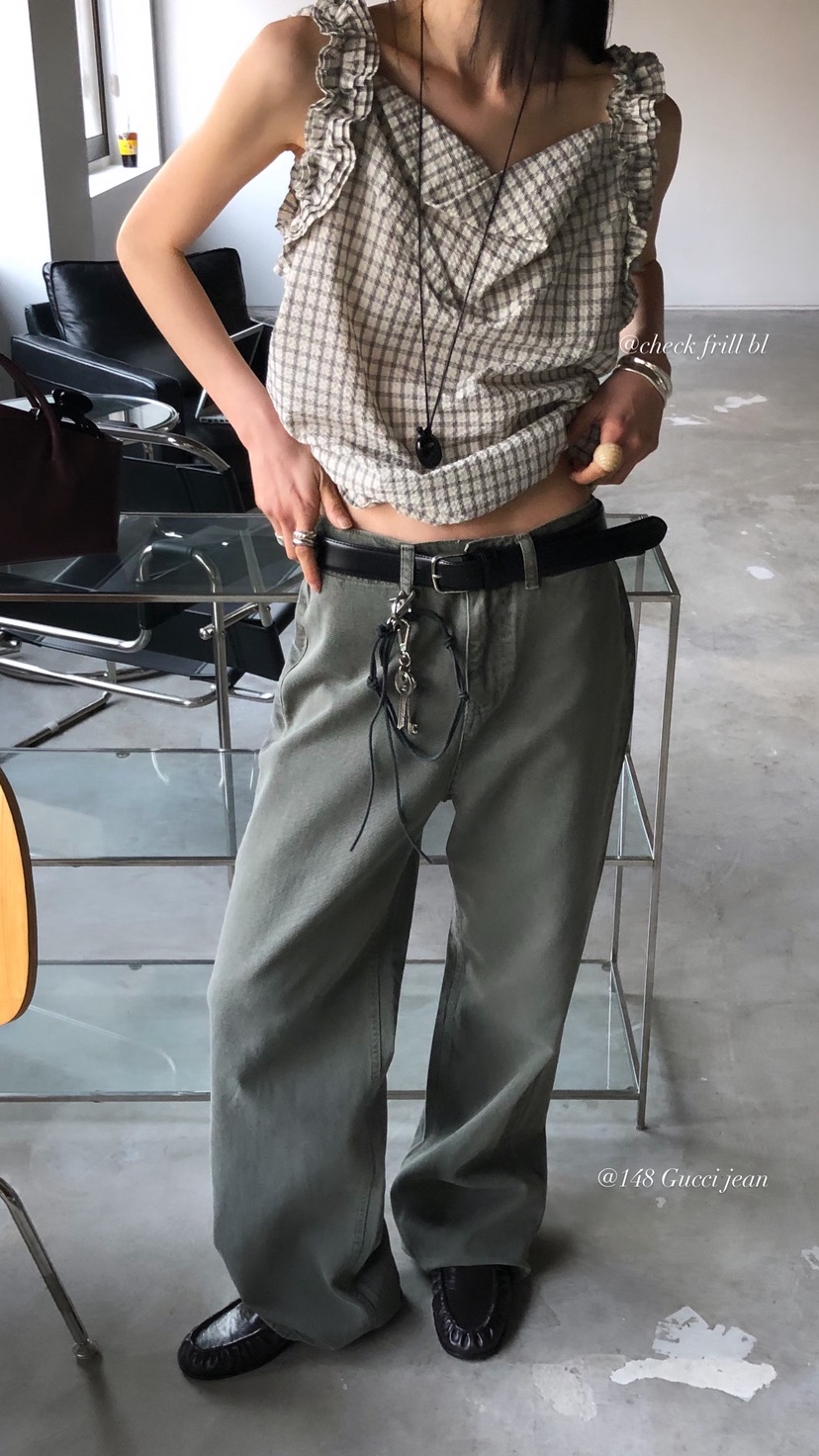 OVER RICH韓國東大門代購女士新款熱賣時尚職業26春夏休閑褲OVER RICH休閑褲