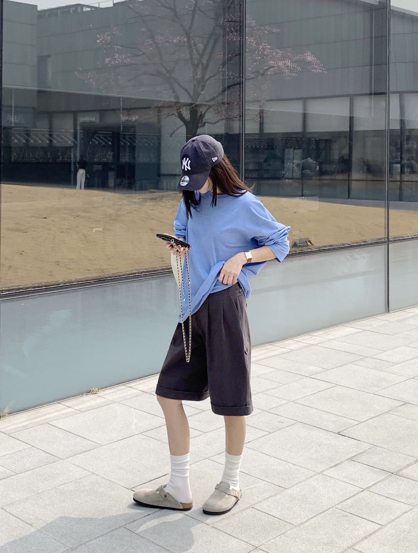 COURGETTE韓國東大門直郵女裝新品推薦熱賣時尚休閑長袖T恤COURGETTE長袖T恤