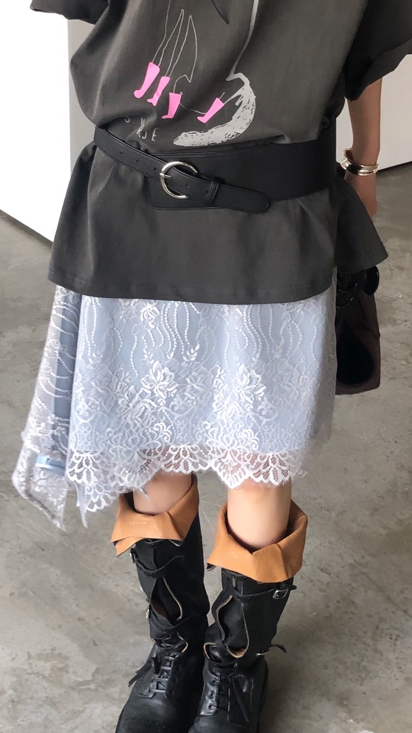 OVER RICH韓國直郵實拍女裝新品推薦人氣時尚半身裙中短裙OVER RICH半身裙/中短裙