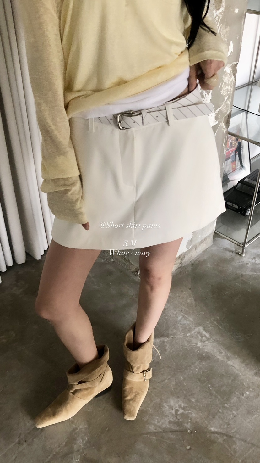 OVER RICH韓國東大門代購女裝新款休閑時尚裙褲不含腰帶OVER RICH裙褲