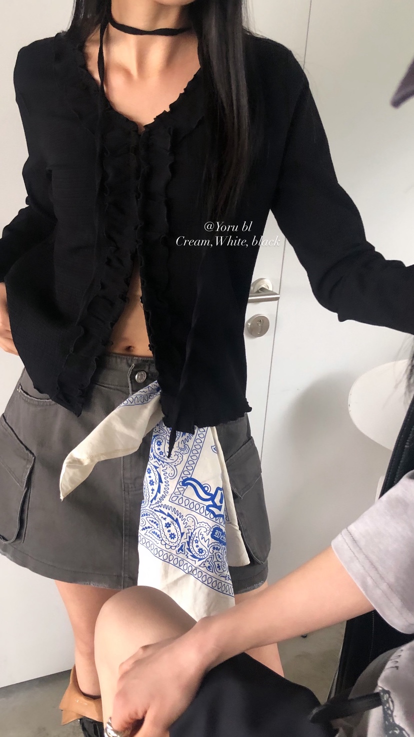 OVER RICH韓國東大門代購女裝新款時尚襯衫蕾絲衫含腰繩OVER RICH襯衫/蕾絲衫