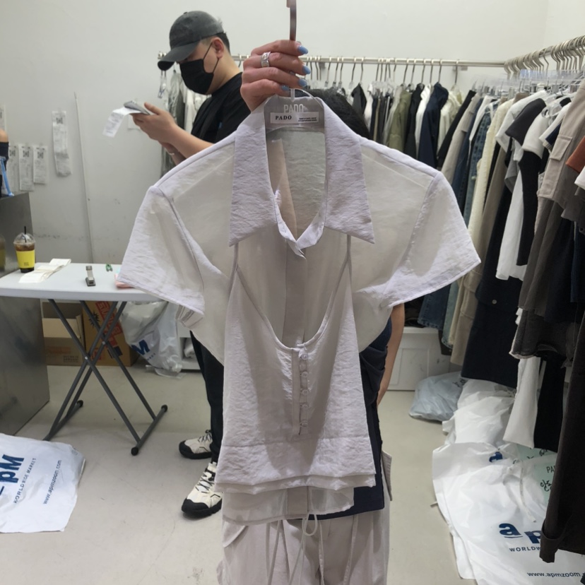 PADO韓國東大門代購女裝新品休閑熱賣26春夏人氣套裝雙層PADO套裝圖色3