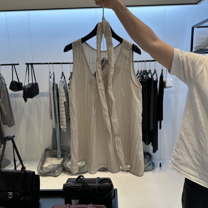 OSOO韓國東大門代購女士新款熱賣推薦休閑吊帶背心含脖帶OSOO吊帶/背心