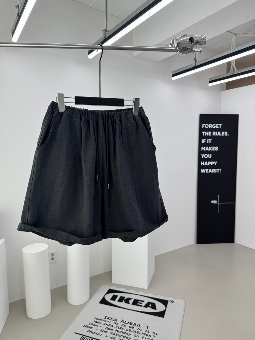 RED-A韓國代購女裝新款時尚休閑職業26春夏熱賣短褲亞麻RED-A短褲圖色2