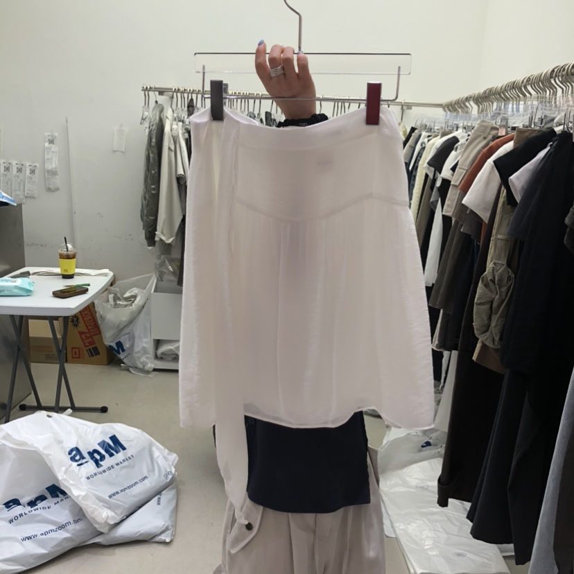 PADO韓國代購女裝新款26春夏休閑推薦人氣熱賣時尚職業短裙PADO短裙圖色1