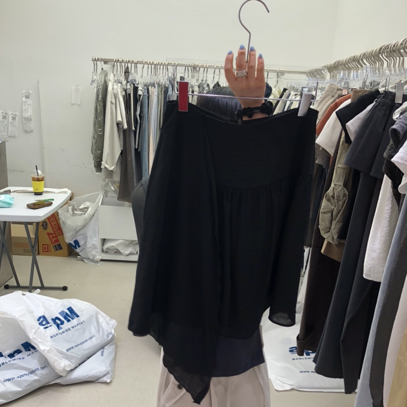 PADO韓國代購女裝新款26春夏休閑推薦人氣熱賣時尚職業短裙PADO短裙圖色2