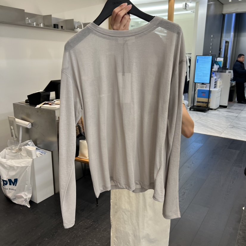 OBJECT韓國東大門直郵女士新品時尚26春夏人氣熱賣長袖T恤OBJECT長袖T恤圖色1