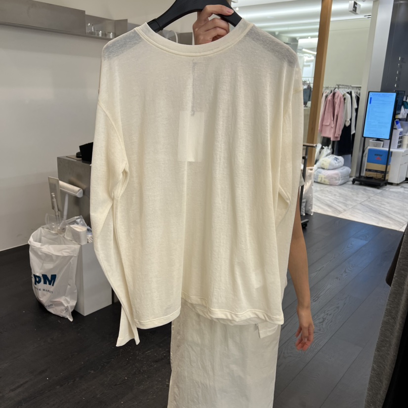 OBJECT韓國東大門直郵女士新品時尚26春夏人氣熱賣長袖T恤OBJECT長袖T恤圖色2