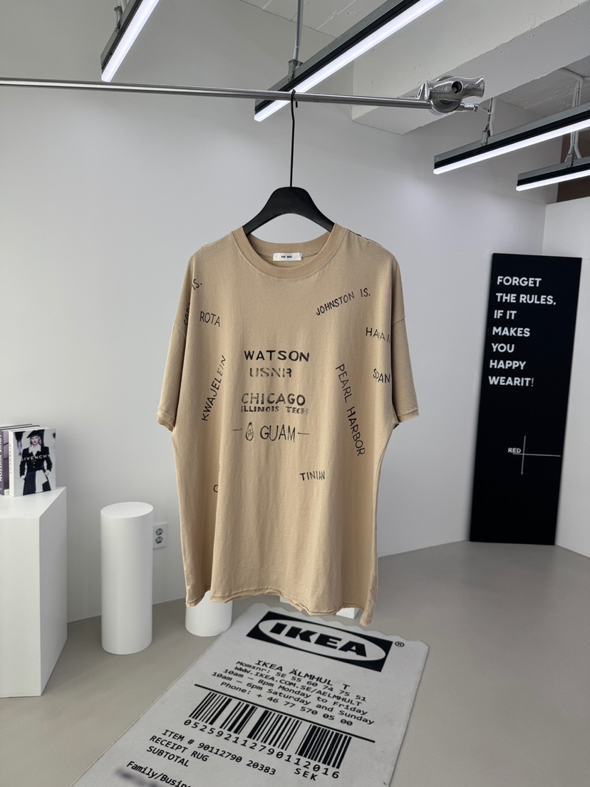 RED-A韓國直郵女士新品26春夏熱賣時尚推薦休閑人氣職業T恤RED-AT恤圖色2