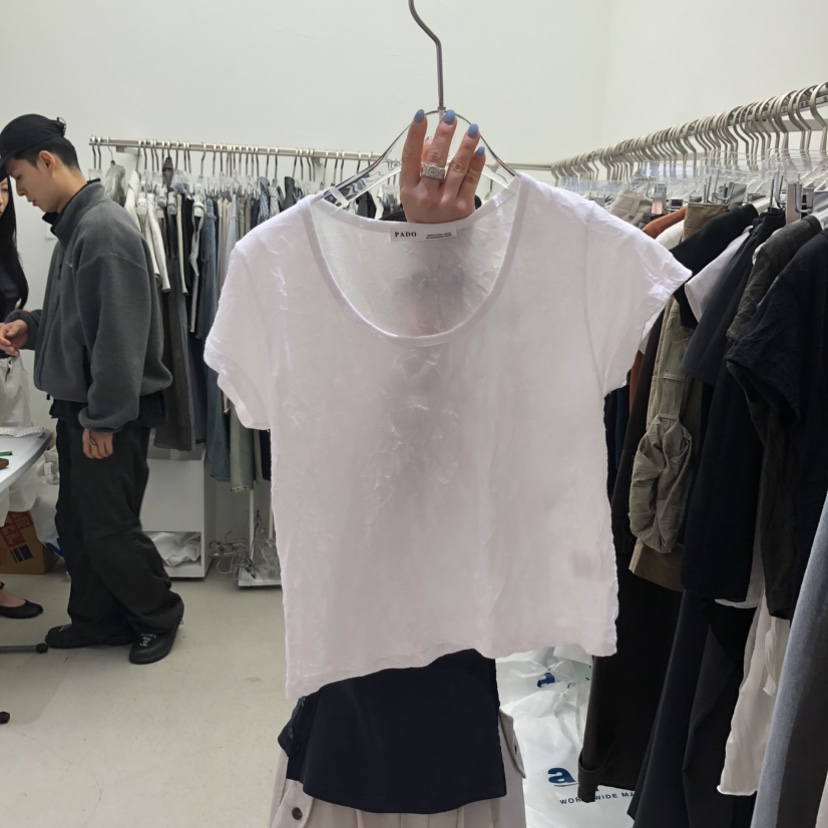 PADO韓國代購女士新品職業推薦人氣26春夏休閑時尚熱賣T恤PADOT恤圖色1